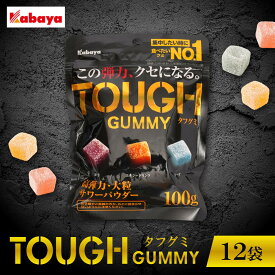 【ふるさと納税】カバヤ　タフグミ 12袋＜集中したい時に食べたいグミブランドNo.1＞ | カバヤ食品 kabaya かばや タフグミ グミ ぐみ TOUGHグミ No1 コーラ ソーダ エナジードリンク
