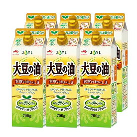 【ふるさと納税】食用油 大豆の油 スマートグリーンパック 6本入り（1本700g）味の素 国産 大豆 あぶら 油 調味料 ご家庭用 健康志向　 調理用油 素材本来のコク 旨み 炒め物 揚げ物 生食 ドレッシング 料理 調理 食卓
