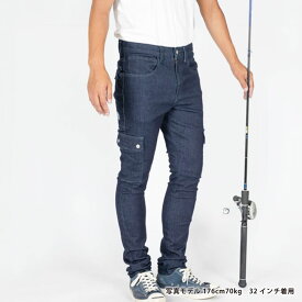 【ふるさと納税】デニム 撥水 ストレッチデニム 釣り アウトドア カーゴパンツ BW-403VM ジーンズ 倉敷市 キャンプ 服 ファッション 衣類 ズボン メンズ ＜選べるサイズ＞ 30インチ 32インチ 34インチ 36インチ 岡山県 倉敷市 送料無料