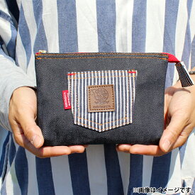 【ふるさと納税】倉敷デニム・デニムツインポーチ ファッション 小物 デニム ポーチ 岡山県 倉敷市 送料無料