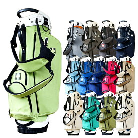 【ふるさと納税】木の庄帆布 公式 スタンドキャディバッグ STAND Caddie Bag LIMITED EDITION K-KHG-STG01W- 【KinoshoTRANSIT】 ＜選べるカラー＞ 14色展開 9～9.5型口径 5分割 高密度帆布 レインフード付き 綿100% コットン 軽量 スタンド式 ゴルフバッグ ユニセックス
