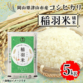 【ふるさと納税】【岡山県津山市産】稲羽米5kg(コシヒカリ)_ 米 お米 白米 精米 5kg コシヒカリ 岡山産 特別栽培米 農家直送 安心安全 送料無料 岡山県 津山市 【1297320】