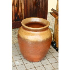 【ふるさと納税】【東児の花窯】備前焼　大甕・花器・傘立て 民芸品 工芸品 インテリア 焼き物
