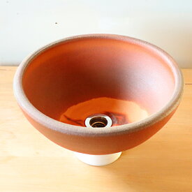 【ふるさと納税】洗面ボウル 洗面鉢 洗面器 (盆栽鉢としても可) 景色：ゴマ・ヒダスキ・サンギリ　※複数種類からお選びください。【備前焼 東児の花窯】