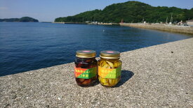 【ふるさと納税】真鍋島赤にんにくしょうゆ漬とオリーブオイル漬のセット