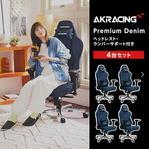 yӂ邳Ɣ[Łz֎q CX `FA ItBX`FA Q[~O`FA fj gݗĎ  Ƌ  AKRacing Premium DenimiwbhXgEo[T|[gtjG[P[[V