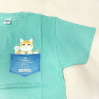 猫城主　さんじゅーろTシャツ（ブルーグリーン）　【 ファッション 猫グッズ 猫T コットン100％ 猫柄 猫好き 普段使い お出かけ 】