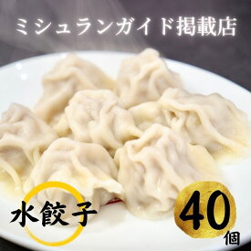 【ふるさと納税】餃子 水餃子 40個 たれ付き ミシュラン 山東水餃大王