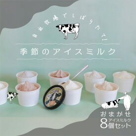 【ふるさと納税】COPIO おまかせ アイスミルク 8個セット　【お菓子 アイス】
