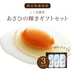 【ふるさと納税】 平飼い卵 岡山県真庭産 あさひの輝き 30個（10個×3パック） ギフトセット / 平飼い たまご 玉子 卵 濃厚 国産 地鶏 贈答 無精卵 こだわり 湯原 オーストリッチファーム 生食 ブランド 鶏卵 産地直送 【配送不可地域：北海道／沖縄県／離島】【tamago001】