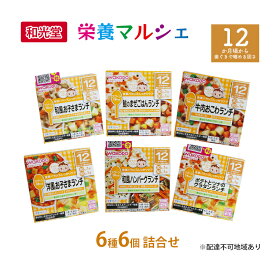 【ふるさと納税】和光堂 栄養マルシェ 6種6個 詰合せ （12か月頃～） WAKODO ベビー フード レトルト 離乳食 子ども 子供 孫 家族 手軽　【里庄町】　お届け：準備でき次第、発送します。※申込状況によってはお時間を頂く場合があります。