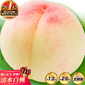 【ふるさと納税】【数量限定企画 登場！】 岡山の桃 選べる内容量 約750g 約1.3kg 2.6kg 定期便 夏&秋フルーツ便 黄桃 750g 清水白桃 1.3kg 桃 白桃 《6月下旬-9月下旬頃出荷》 モモ フルーツ 果物 先行予約 数量限定 岡山 矢掛町 もも 送料無料 高レビュー 黄金桃 楽天限定