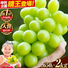 【ふるさと納税】【数量限定 晴王便が復活！】 【アフター保証付き！】★ランキング1位★ シャインマスカット 約650g〜 2kg 定期便 選べる内容 《9月上旬-11月上旬頃出荷》 シャインマスカット 岡山 マスカット 定期便 送料無料 果物 フルーツ 総合ランキング 入賞