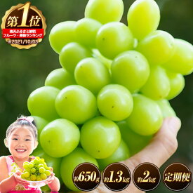 【ふるさと納税】フルーツランキング1位！ 高レビュー続出 厳選 シャインマスカット 約650g〜 2kg 定期便 選べる内容量 《9月上旬-11月上旬頃出荷》 シャインマスカット 岡山 マスカット 定期便 送料無料 果物 フルーツ 総合ランキング 入賞 楽天限定 先行予約