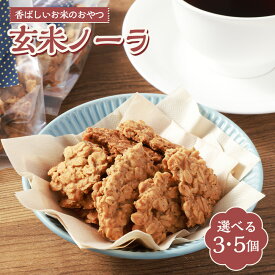 【ふるさと納税】【選べる容量】《クラファン280％達成！》玄米ノーラ 3個 5個 計105g 計175g 1個あたり35g 玄米 お米 オートミール グラノーラ ダイエット 腸活 朝ごはん 朝食 健康 岡山県産 国産 岡山県 奈義町 送料無料