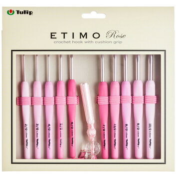 楽天市場】チューリップ エティモ ロゼ クッショングリップ付きかぎ針  