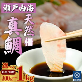 【ふるさと納税】瀬戸内「天然」真鯛 お刺身用 300g〜1kg 柵でお届け（急速冷凍）| 便利な小分け 100gパック 鯛 マダイ タイ 鯛めし 鯛茶漬け ブロック 海鮮 魚介 即日加工 鮮度抜群 個包装 おせちにもおすすめ