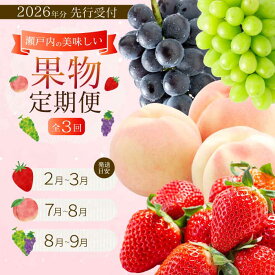 【ふるさと納税】【年3回定期便】瀬戸内の恵みがいっぱい！人気の厳選フルーツ定期便 いちご 桃 ぶどう シャインマスカット 広島県三原市 イチゴ もも ブドウ T07