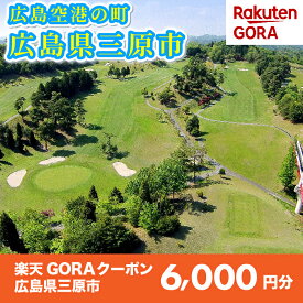 【ふるさと納税】広島県三原市の対象ゴルフ場で使える楽天GORAクーポン 寄付額20,000円　153011
