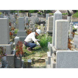 【ふるさと納税】墓掃除　Aプラン | 代行 墓掃除 清掃 除草 供花