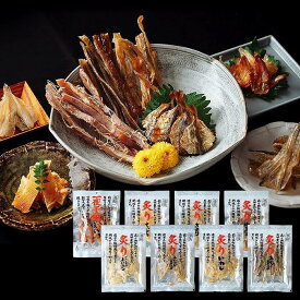 【ふるさと納税】おつまみセット　一夜干風焼いかと炙り8品　おつまみ ギフトセット プレゼント つまみセット ギフト 人気 珍味 種類豊富 バラエティ 贈り物 贈答 手土産 酒の肴 | 魚 お魚 さかな 食品 人気 おすすめ 送料無料