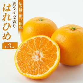 【ふるさと納税】爽やかな香り！！ はれひめ 3kg　＜2025年12月下旬より発送開始＞ | 広島県尾道市 広島県 尾道市 広島 尾道 ふるさと 納税 支援 ミカン みかん 蜜柑 フルーツ 果物 青果 柑橘
