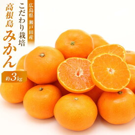 【ふるさと納税】こだわり栽培　高根島みかん 3kg・5kg＜2025年11月下旬より発送開始＞ | 広島県尾道市 瀬戸田　柑橘 フルーツ 果物