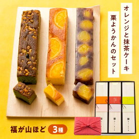 【ふるさと納税】ケーキ 福が山ほど 3本セット おやつ 菓子 お茶 スイーツ おすすめ 人気 パウンドケーキ 焼き菓子 洋菓子 詰め合わせ 詰合せ 食べ比べ たべくらべ セット 個包装 手土産 ギフト 贈り物 お取り寄せスイーツ 送料無料 広島県福山市/有限会社勉強堂[BAFL040]