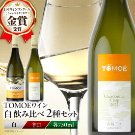 【ふるさと納税】【先行予約】【8月中旬から順次発送】TOMOE ワイン 2本セット A ワイン 受賞 飲み比べ ワインセット ギフト 辛口 三次市 / 広島三次ワイナリー[APAZ021]