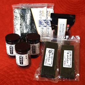 【ふるさと納税】瀬戸内海産 味付のり・焼のり詰合せ｜味のり あじのり 味付けのり 味付き海苔 味付海苔 おつまみ海苔 海苔 のり 瀬戸内海 [2217]