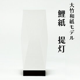 【ふるさと納税】提灯 大竹和紙モデル 鯉紙｜大竹 ちょうちん 和風 和室照明 ランプシェード ペーパーランタン 行灯 [2280]