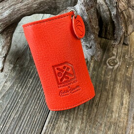 【ふるさと納税】【広島ドラゴンフライズ×ベルズスクエア】コラボ　東広島産鹿革使用☆5連キーケース　カードも収納OK！大きめサイズで収納◎