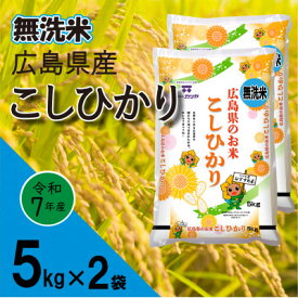 【ふるさと納税】無洗米広島県産コシヒカリ10kg【1294707】