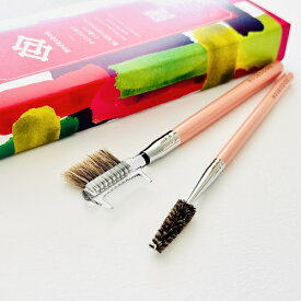 【ふるさと納税】熊野化粧筆　萌眉お手入れ必須アイテム2本セット　メイクブラシ　熊野筆　化粧筆