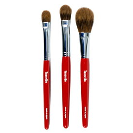 【ふるさと納税】熊野化粧筆　松リスSpecialアイシャドウ3本セット　メイクブラシ　熊野筆　化粧筆