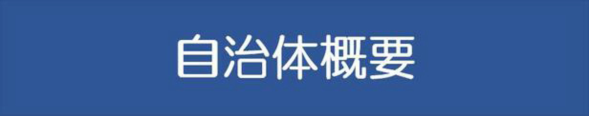 自治体概要