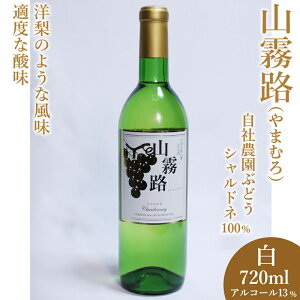 【ふるさと納税】ホッコーワイナリー 山霧路(シャルドネ)