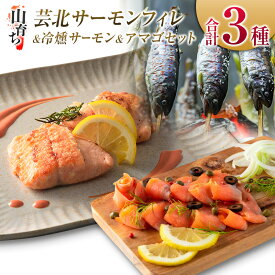 【ふるさと納税】サーモン 山育ち 芸北サーモン フィレ 冷燻 スモークサーモン アマゴ セット