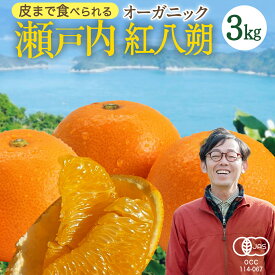 【ふるさと納税】瀬戸内 オーガニック 紅八朔 3kg みかん オレンジ 国産 有機JAS認証 有機栽培 柑橘 八朔 ハッサク はっさく 果物 フルーツ 広島 大崎上島