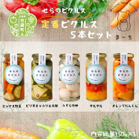 【ふるさと納税】定番 ピクルス 5本セット ヘルシー ギフト フルーツ お酢活 野菜 漬物 おつまみ A050-03