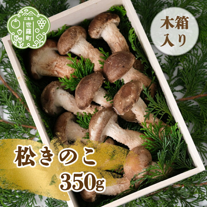 楽天市場】【ふるさと納税】松きのこ 350g(木箱入り) 贈答用 