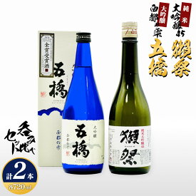 【ふるさと納税】五橋 大吟醸西都の雫＆獺祭純米大吟醸45 飲み比べセット(720ml×2本) M-20