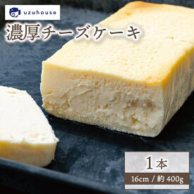 【ふるさと納税】 チーズケーキ 1本 16cm 約400g 冷凍 下関市 山口 秋 冬