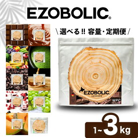 【ふるさと納税】 プロテイン EZOBOLIC 1kg 3kg 選べる フレーバー 定期便 フルーツ チョコ 抹茶 ベリー 健康 美容 飲料 ドリンク 加工食品 ホエイプロテイン タンパク質 スポーツ 運動 筋トレ トレーニング 時短 置き換え ダイエット スイーツ エゾボリック 下関 山口