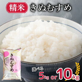 【ふるさと納税】 【新米】 きぬむすめ 5kg 10kg 米 令和7年度米 精米 選べる 容量 白米 ごはん おにぎり お弁当 お米 1回お届け 直前精米 美味しい おすすめ 銘柄 精米したて 人気 やまだ農園 豊田町 下関 山口
