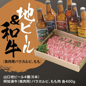 B015【ふるさと納税】山口地ビールと阿知須牛（焼肉用)セット
