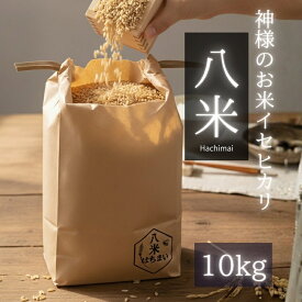 B095【ふるさと納税】 ミツバチと地球の未来を守るお米【八米】玄米10kg