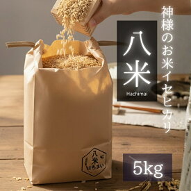 C126【ふるさと納税】 ミツバチと地球の未来を守るお米【八米】玄米5kg