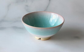 【ふるさと納税】萩焼　ミント お茶碗 　1個
