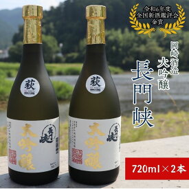 【ふるさと納税】大吟醸 セット 720ml×2 日本酒 長門峡 お酒 酒 アルコール